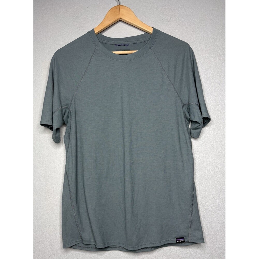 Patagonia T Shirt Mens S SMALL Blue Capilene Cool Lightweight Performance Tee